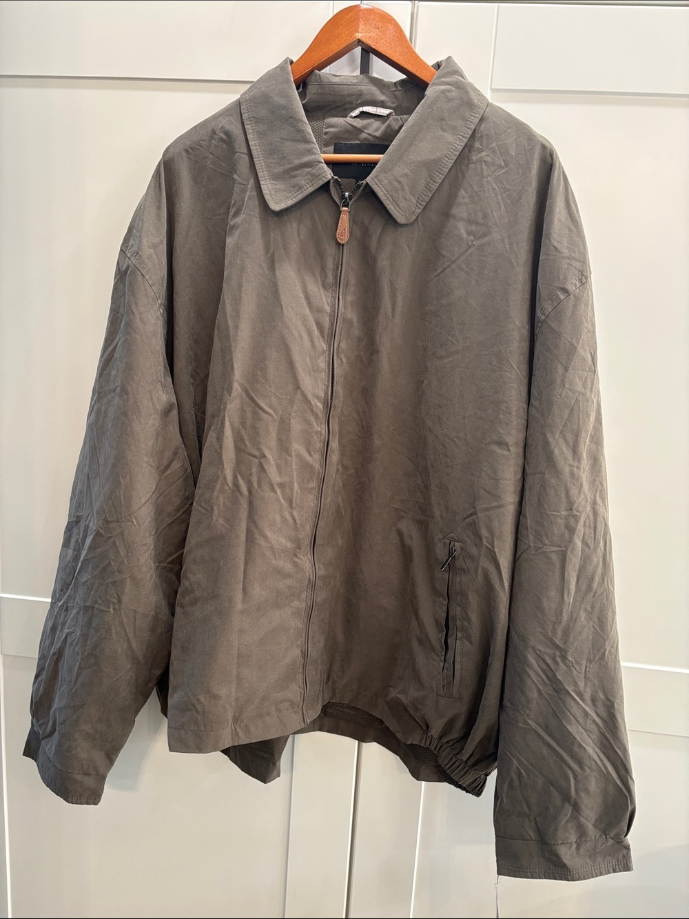 London Fog Men's Olive Windbreaker Jacket